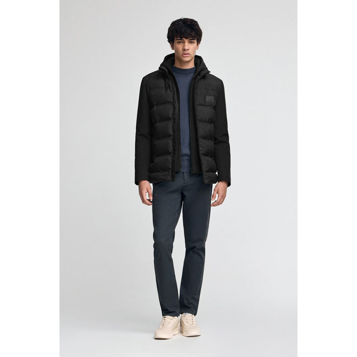 Chaqueta Cenit negra con logo Polo Club