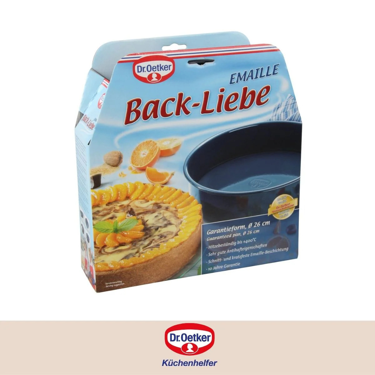 Moule à manqué fond amovible 26,5 cm Dr Oetker Back Liebe