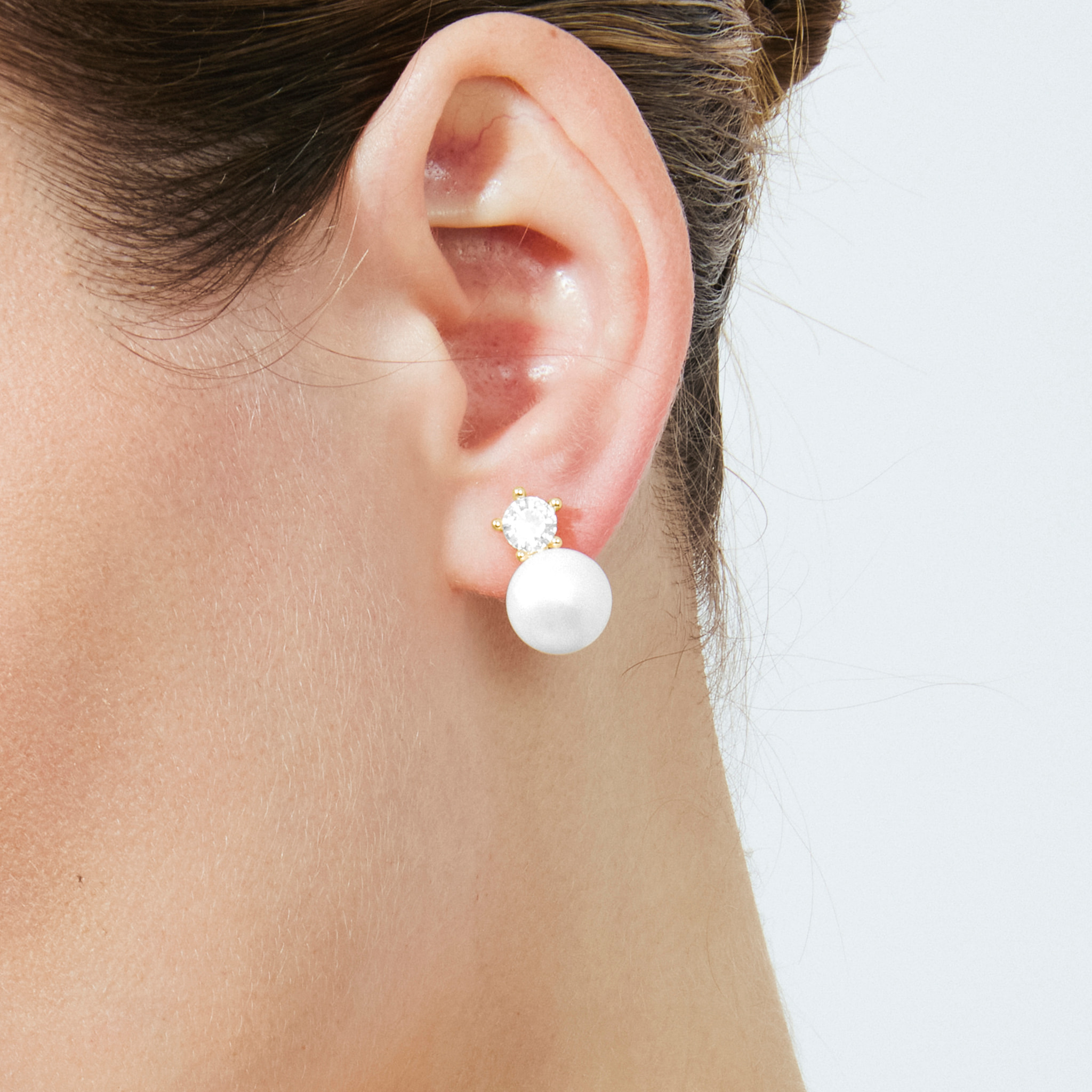 Pendientes Jae acabado oro amarillo 18k