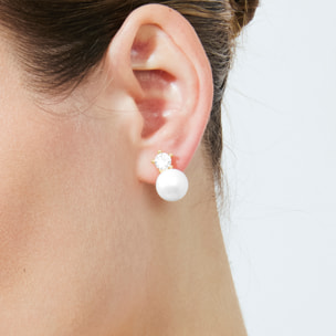 Pendientes Jae acabado oro amarillo 18k