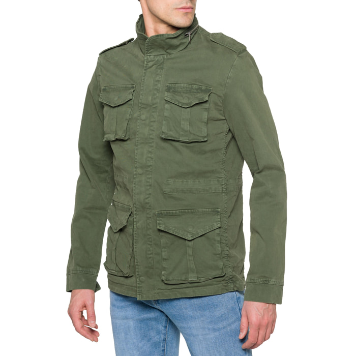 Chaqueta Sahariana Hot Buttered Mataran Verde militar