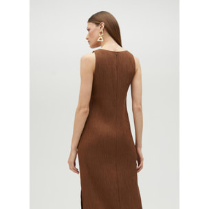 Vestito midi con spalline