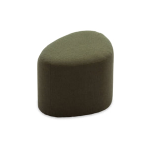 Tabouret, pouf en forme de galet tissu TAO