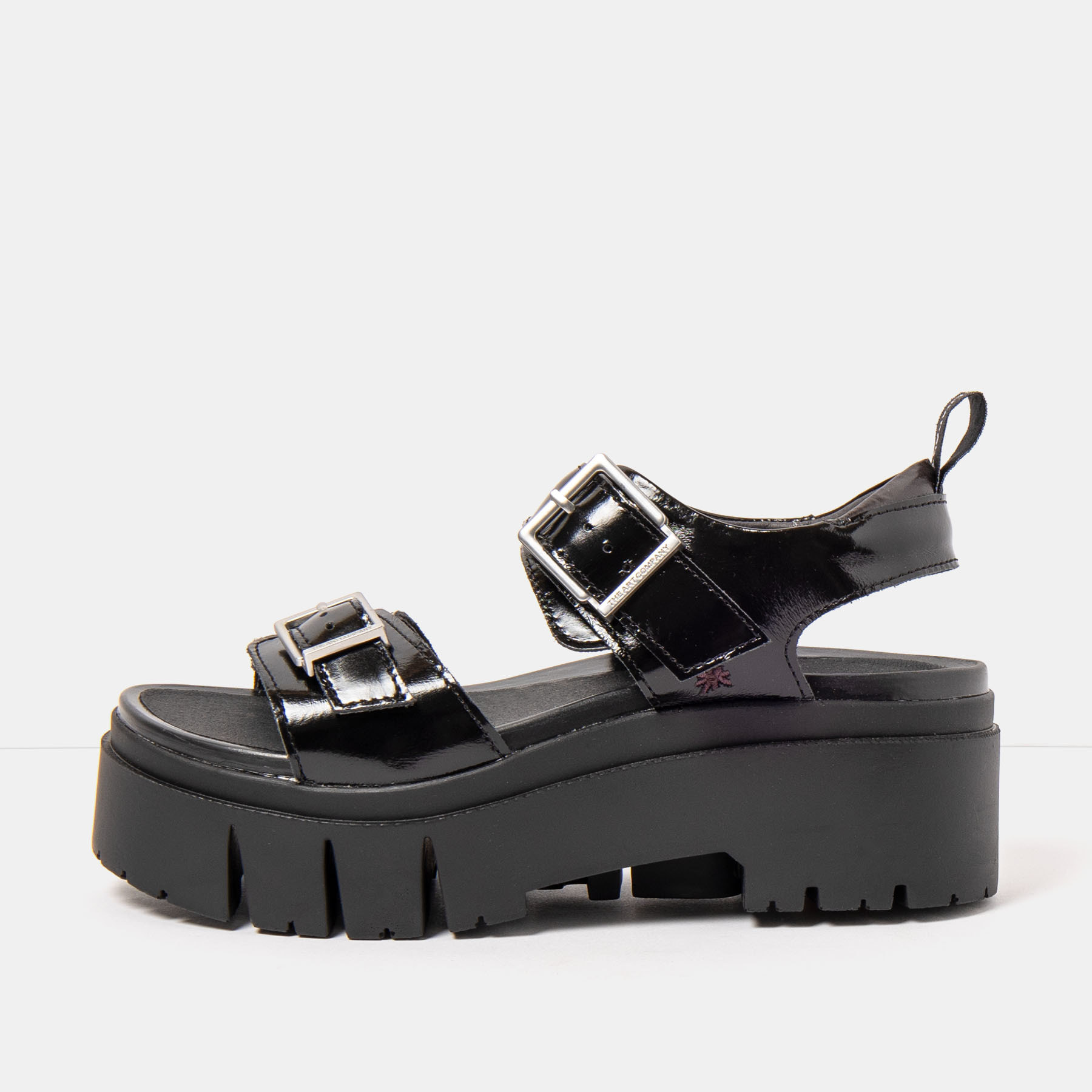 Sandalias 2041 NAPPA SHINNY BLACK / LEEDS color Black