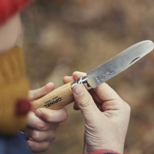 Couteau OPINEL NO7 mon 1er Opinel Hetre