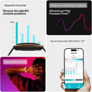 Tracker d'activité POLAR Loop Brown Copper