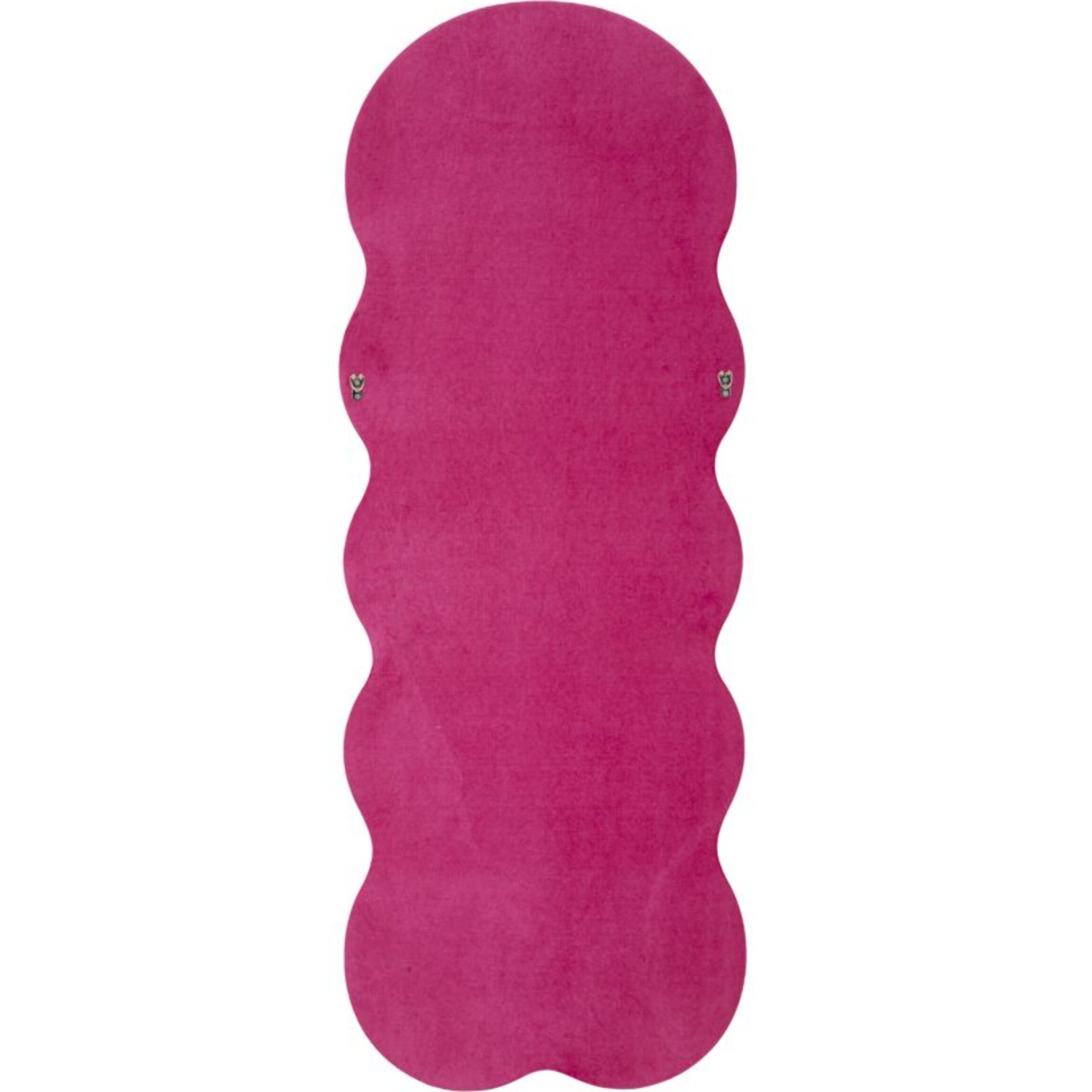SPECCHIO DA MURO MIKI VELLUTO FUXIA CM 60X4X160 (MISURA SPECCHIO CM 39X135)