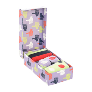 Calcetines 4 pack egg y thumbs up