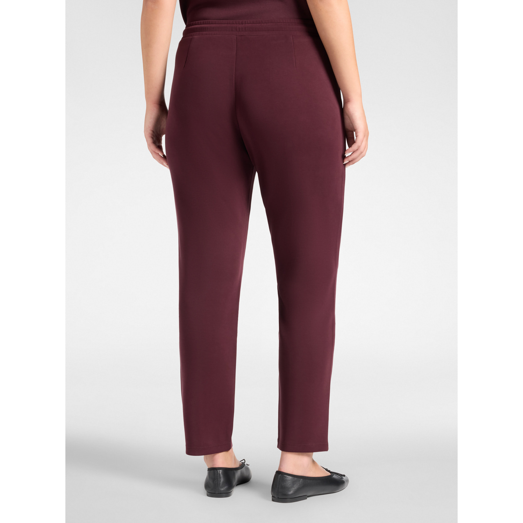 Elena Mirò - Joggers in scuba misto modal - Bordeaux