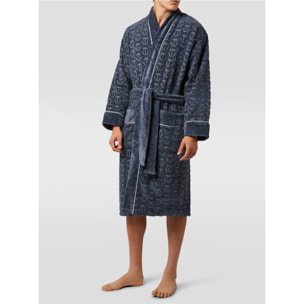 PHILIPP PLEIN Kimono Bathrobe Hexagon