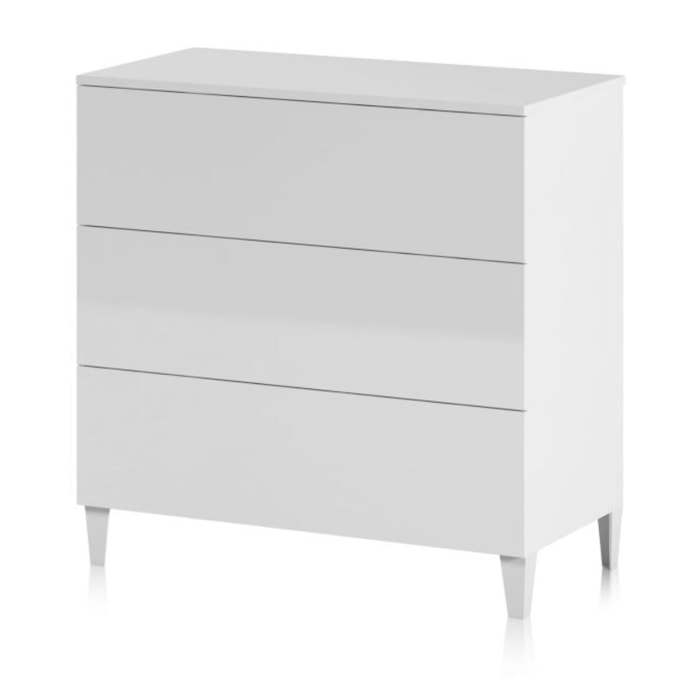 Cómoda 3 cajones Plex Blanco