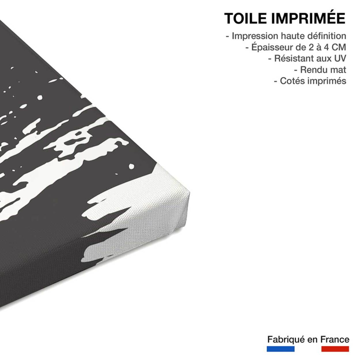 Tableau surfeuse longboard Toile imprimée