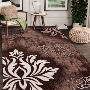 Tapis salon et chambre tissé motif baroque RUCE