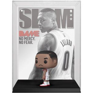 NBA Portland Trail Blazers Funko POP con Cover: Slam Vinile Figura Damian Lillard 9 cm