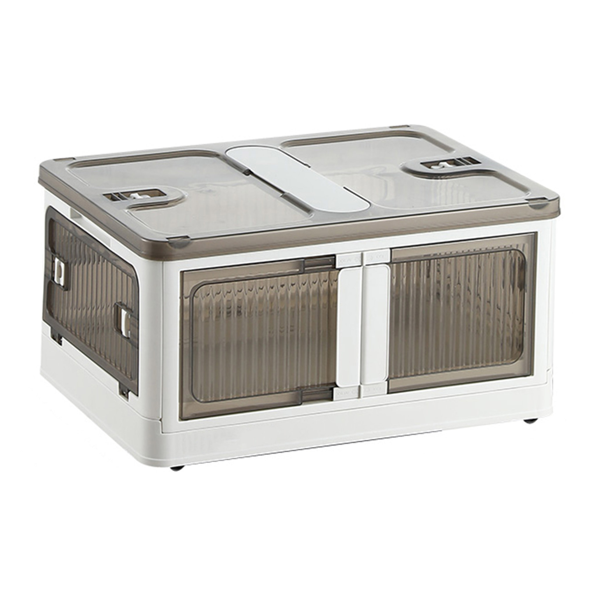 Caja de almacenamiento plegable multifuncional en color blanco