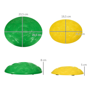 Piedras de Equilibrio para Niños de 3-8 Años Conjunto de 6 Piezas Bloques de Equilibrio Apilables con Base Antideslizante para Entrenamiento de Equilibrio y Promover la Coordinación Multicolor