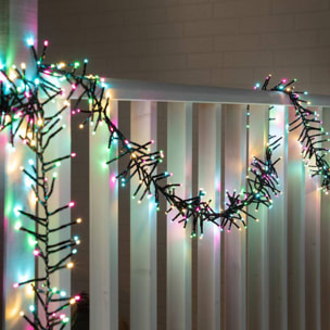 Guirnalda iluminación navideña con 800 led multicolor - 16 metros