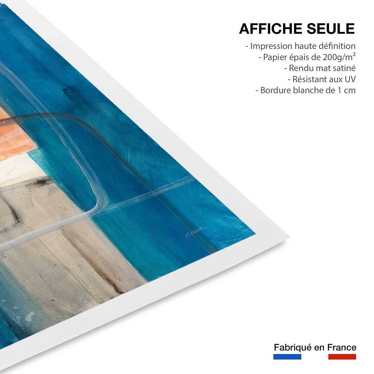 Affiche Passage bleue Affiche seule