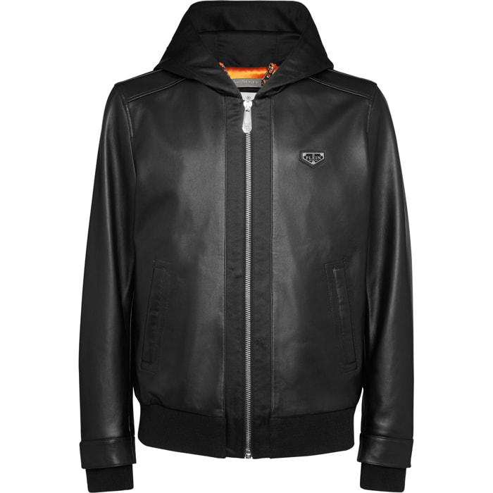 PHILIPP PLEIN Leather Jacket