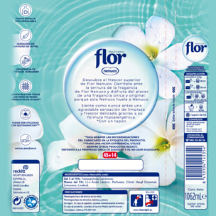 Flor Nenuco Suavizante Concentrado para la ropa 236 lavados (4botellas x 59 dosis)