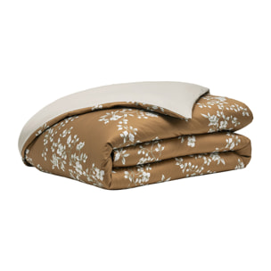 Housse de couette imprimée en satin de coton bio, VIVIENNE
