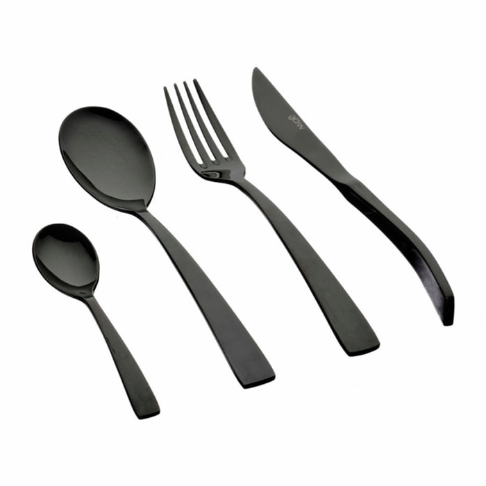 Ménagère 24 pièces OGLU - Black
