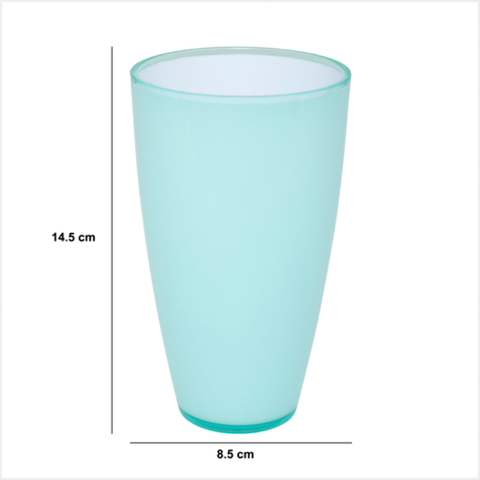 Verre "Square" vert menthe 500ml