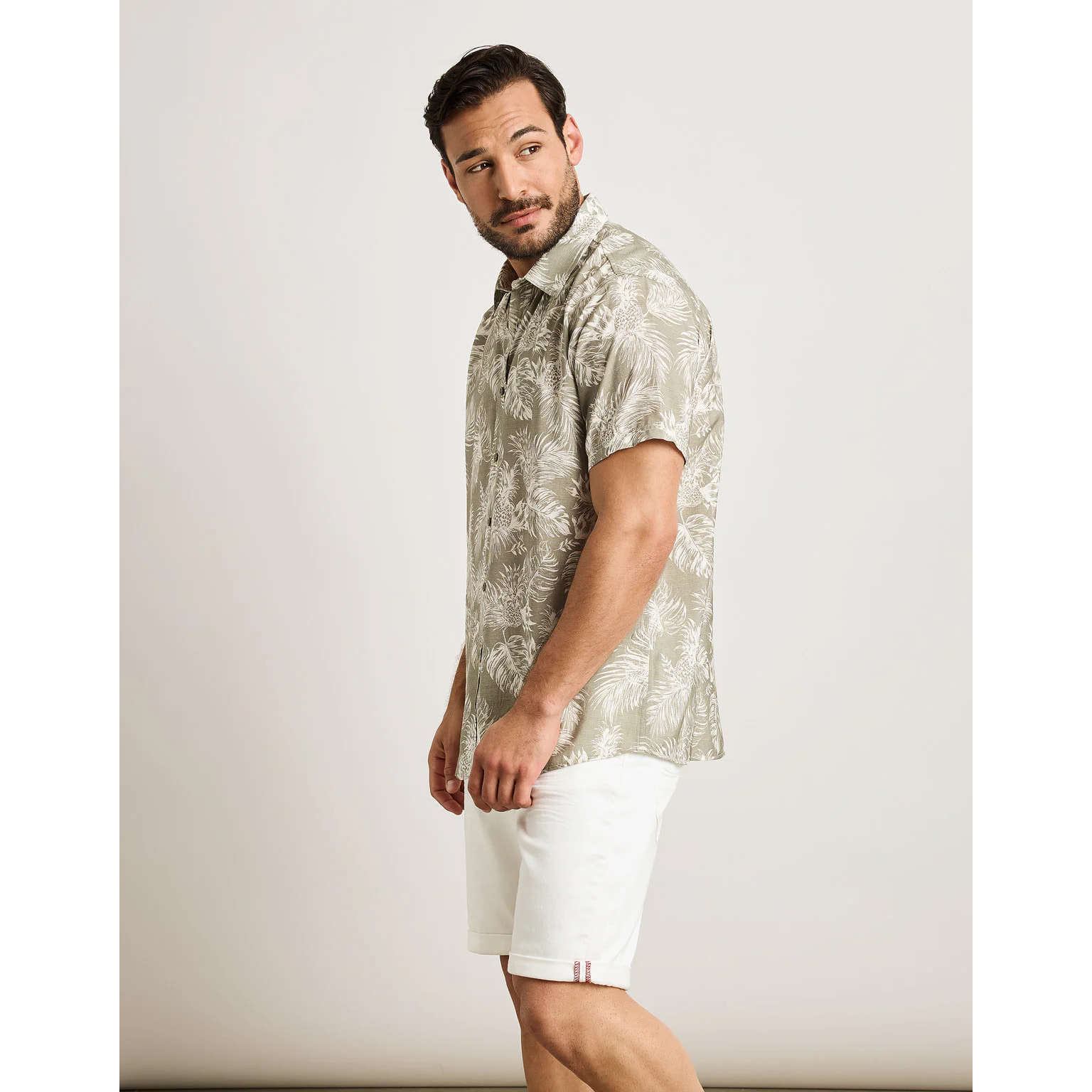 Camisa Manga Corta Caqui - Westworld