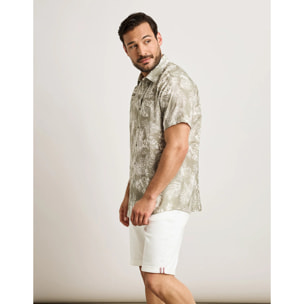 Camisa Manga Corta Caqui - Westworld