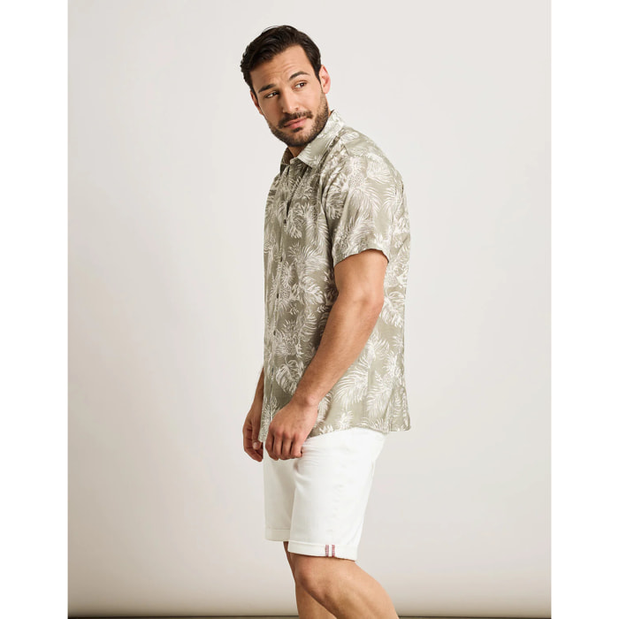 Camisa Manga Corta Caqui - Westworld