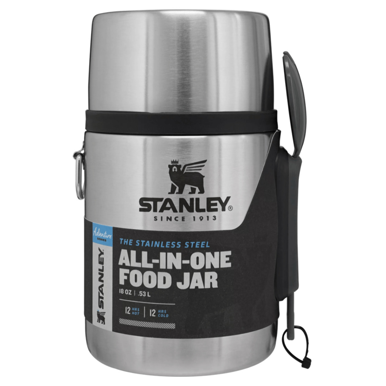 0,53L - STAINLESS STEEL ALL-IN-ONE FOOD JAR - Stainless