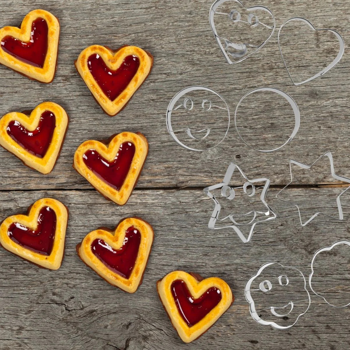 Lot de 2 emporte-pièces smiley forme aléatoire Zenker Emporte-pièces