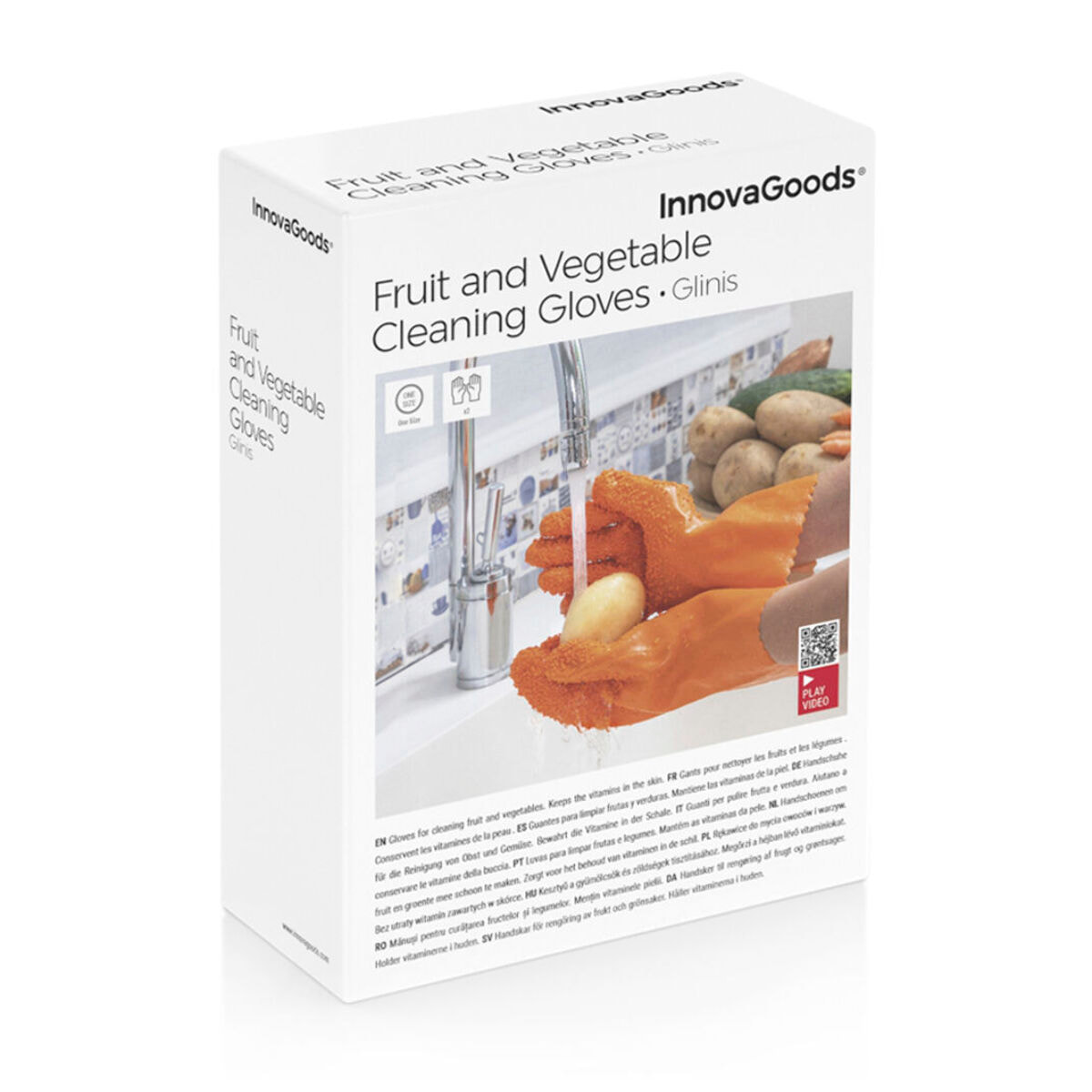 Gants Nettoyants de Fruits et Légumes Glinis InnovaGoods