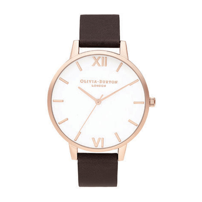 Reloj Olivia Burton OB16SH07 Mujer Analogico Cuarzo con Correa de Piel sintetica