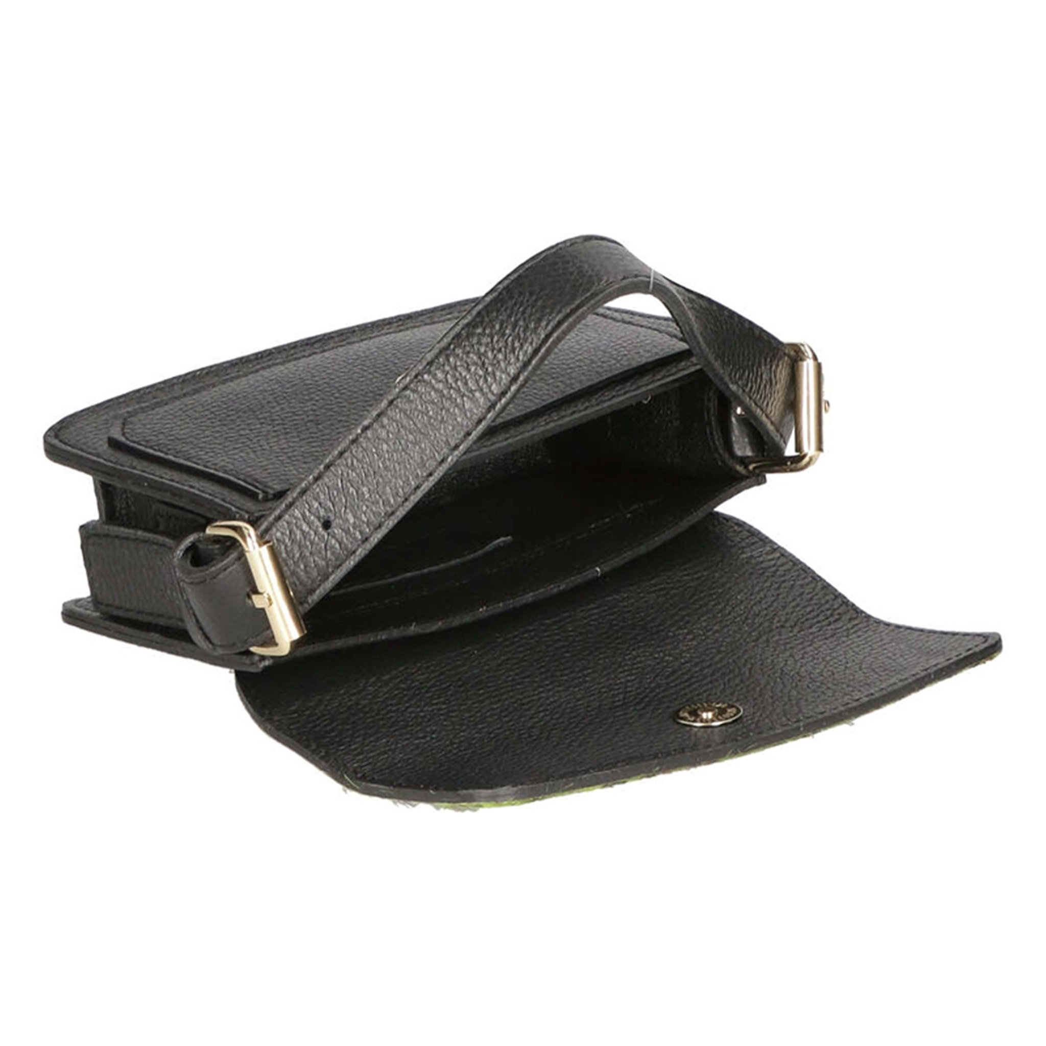 Borsa a mano da donna - Modello Aleide - Vera pelle - 18.0 x 11.0 x 6.5 cm