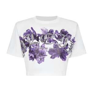 PHILIPP PLEIN Maglietta a girocollo FLOWERS