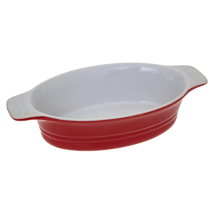 Plat oval rectangulaire  22x11.5x5cm faïence