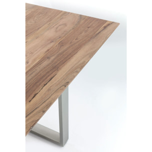 Table Symphony acacia chrome Kare Design