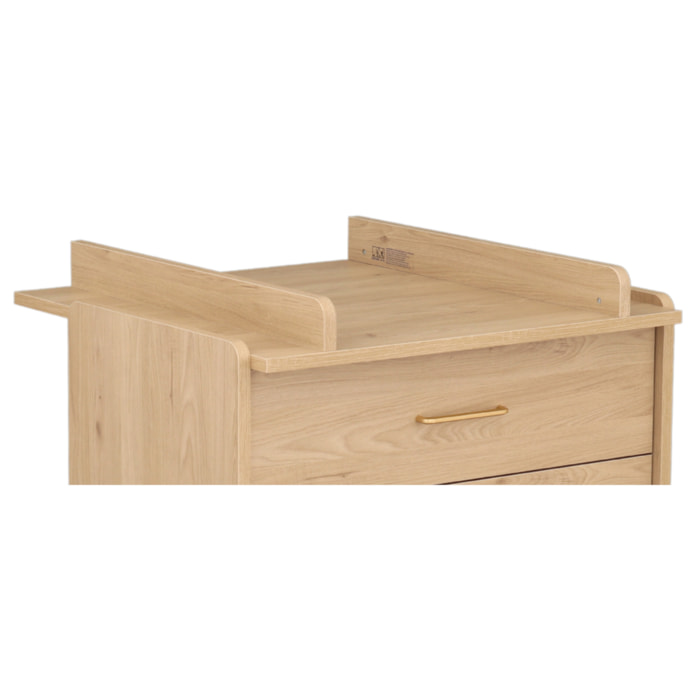 Plan à langer pour commode