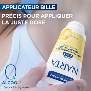Narta Tube Roll-On Anti-Transpirant 72H + Soin Anti-Taches à la Vitamine C 50ml