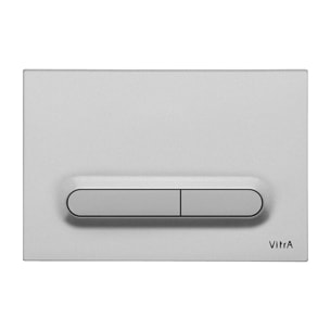 Bâti support 82cm + WC sans bride SAT + Abattant softclose + Plaque Chrome mat (VUNI82BREVIS-5)