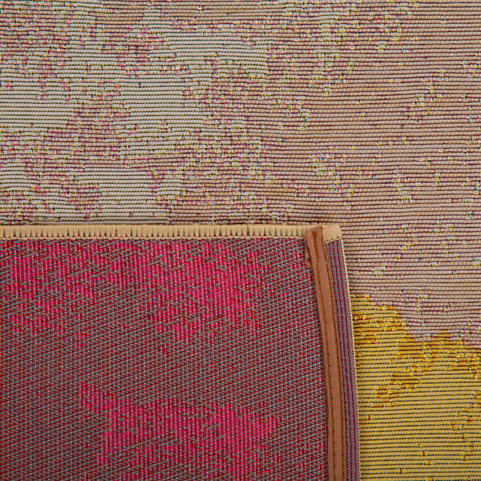 LIDO - Tapis intérieur/extérieur à motif abstrait multicolore