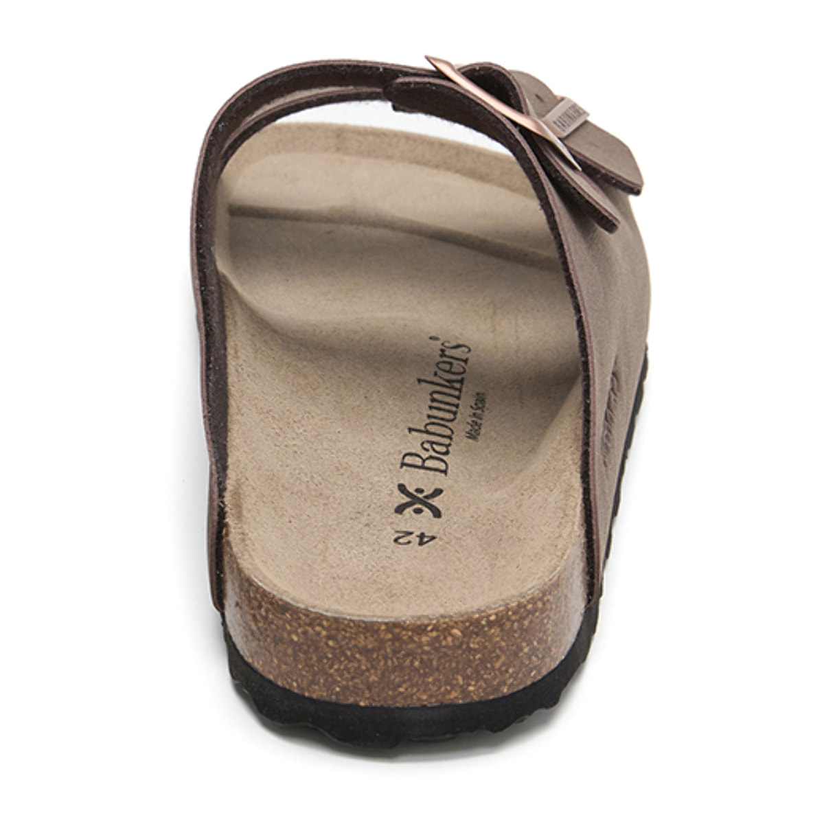 SANDALIA BABUNKERS MARRON