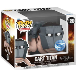 Attack On Titan Funko Pop Vinile Figura Super Cart Titan Esclusiva 9 cm