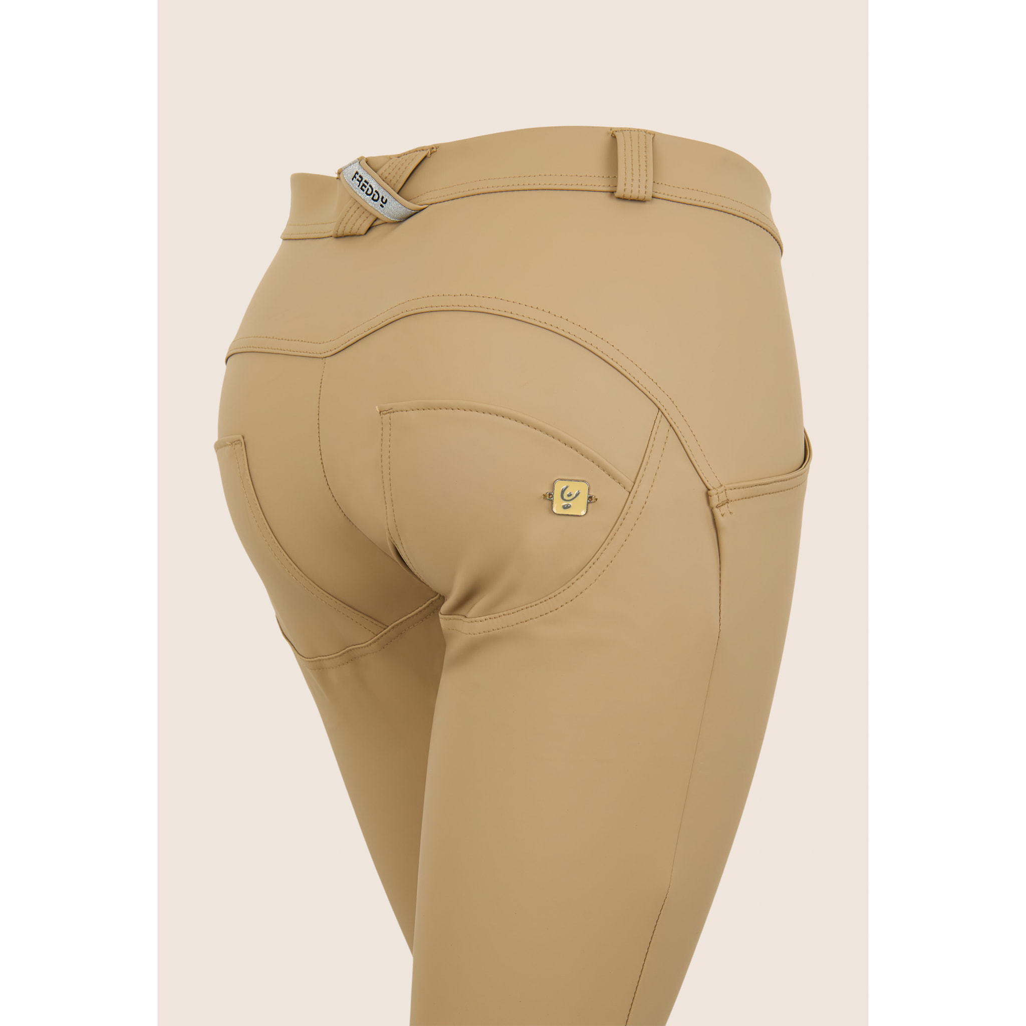Pantaloni push up WR.UP® superskinny similpelle ecologica