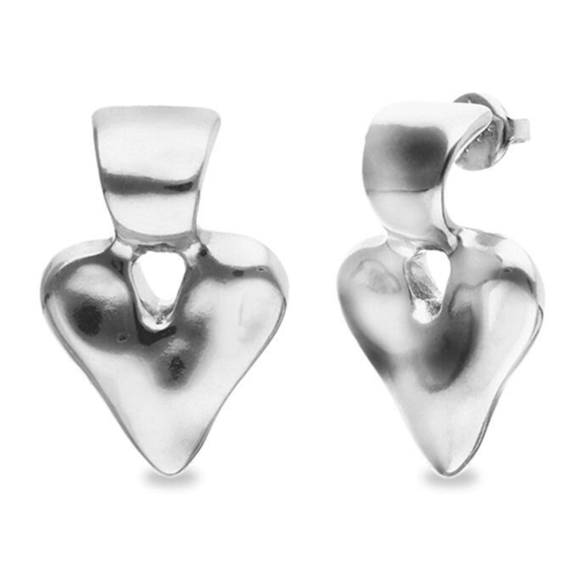 Pendiente PÁLPITO PLATEADO U