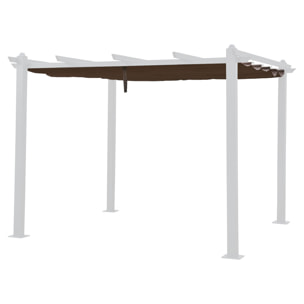 Toile pour pergola autoportante 3 × 3m CASSIS taupe