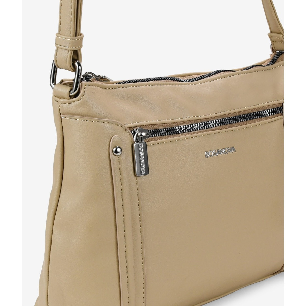 Bolso bandolera beige