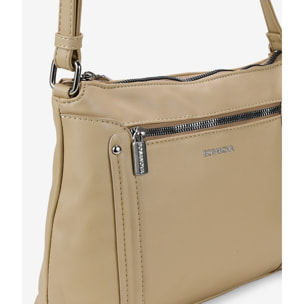 Bolso bandolera beige
