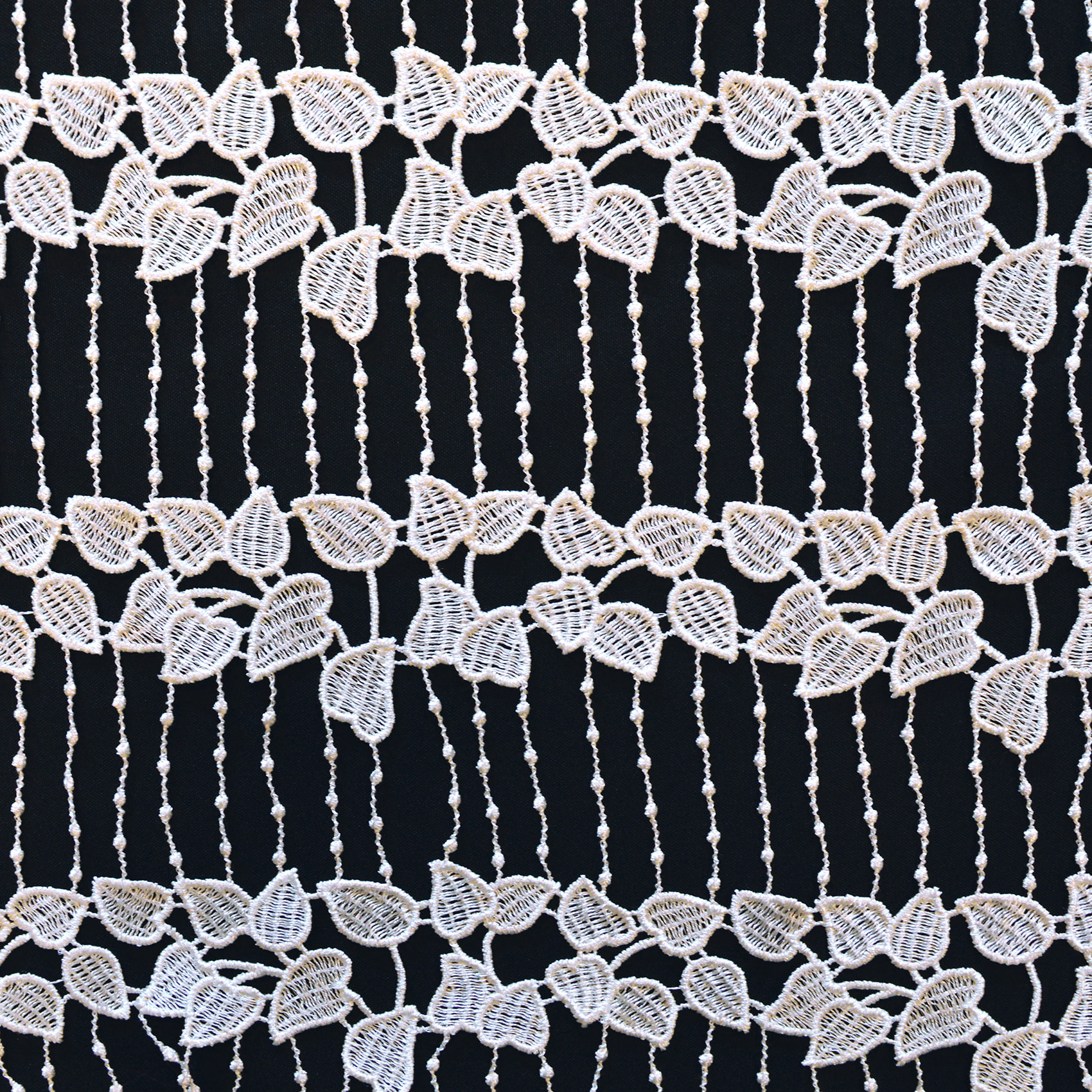 Modulable en macramé esprit nature - Blanc